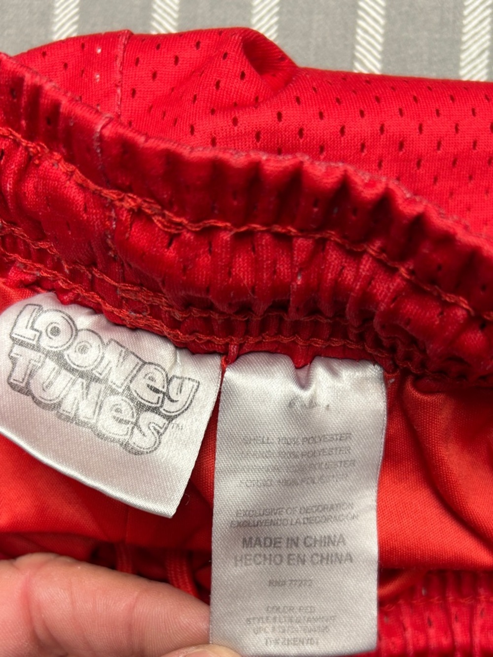 Looney Tunes Team USA Shorts Mens XL Red Bugs Bunny Olympics Basketball Cartoon - Picture 2 of 3